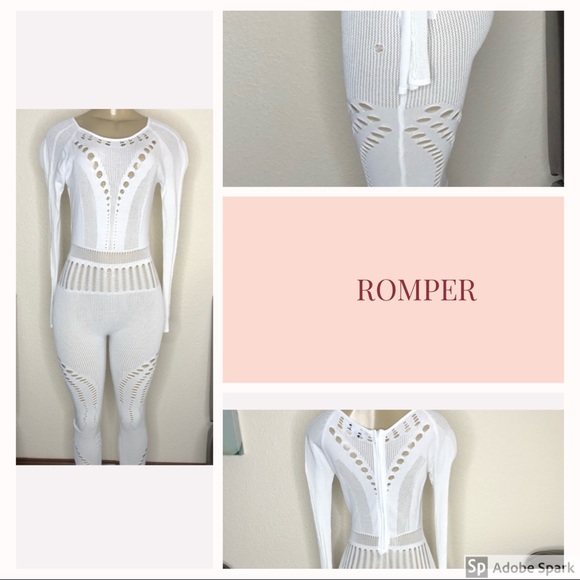 Pants - 🌵 Closet All White Romper